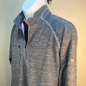 Puma Golf Men's marled blue Power Warm 1/2 zip pullover Jacket XL EUC